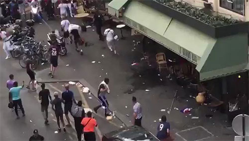 saqueo en París Saqueos, disturbios y destrozos en Francia en la celebración del título mundial